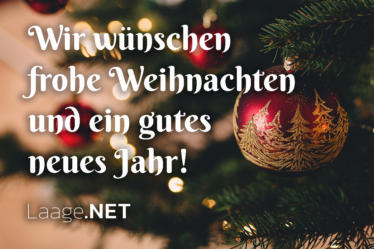 Weihnachten bei Laage.NET