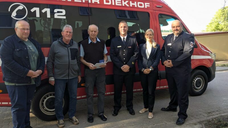 Mitgliederversammlung Der Freiwilligen Feuerwehr Diekhof